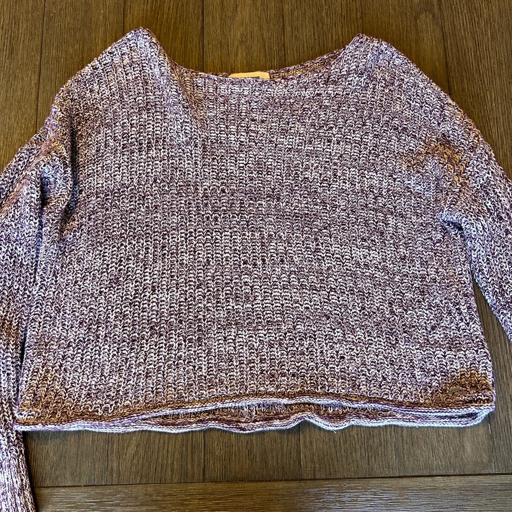 PINK purple knit sweater